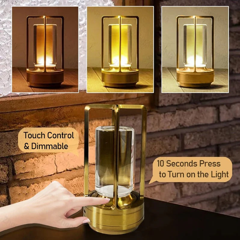 Lampada da Tavolo Senza Fili in Stile Nordico Moderna per Ufficio e Casa - Design Elegante e Funzionale-VISOTKI