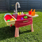Lavandino per Bambini in Plastica Resistente - Design Colorato per Interno/Esterno - Ideale per Gioco e Attività Creative-VISOTKI