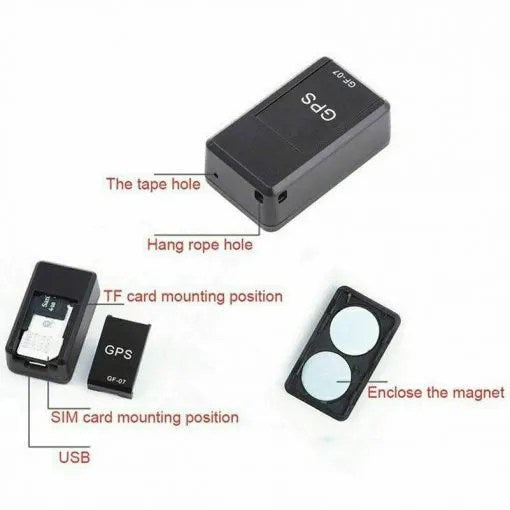 Localizzatore GPS Magnetico Mini per Veicoli - Monitoraggio in Tempo Reale per Auto e Camion-VISOTKI