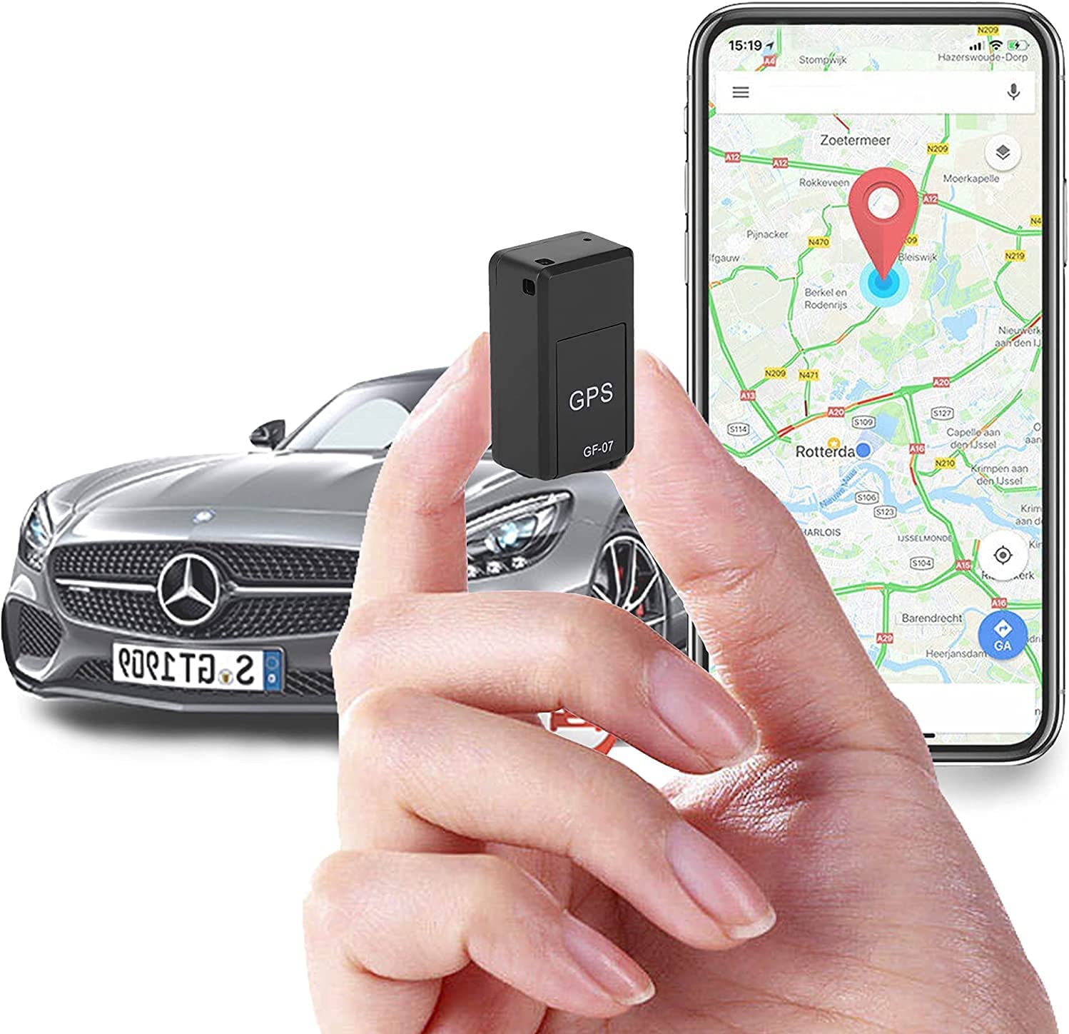 Localizzatore GPS Magnetico Mini per Veicoli - Monitoraggio in Tempo Reale per Auto e Camion-VISOTKI