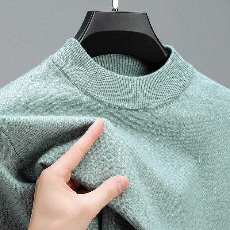 Maglione Cashmere Uomo di Alta Qualità con Orlo Elegante per Abbigliamento Casual e Formale-VISOTKI