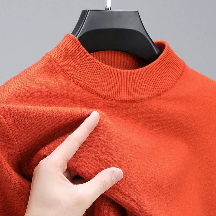 Maglione Cashmere Uomo di Alta Qualità con Orlo Elegante per Abbigliamento Casual e Formale-VISOTKI