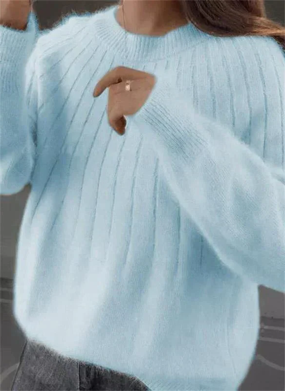 Maglione in Cashmere Morbido per Donne - Caldo e Confortevole per Uso Quotidiano e Occasioni Speciali-VISOTKI