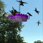 Mangiatoia per Colibrì Antiformiche da Appendere in Giardino - Design Resistente per Uso Esterno-VISOTKI