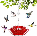 Mangiatore per Colibrì da Appendere in Metallo Antiruggine per Esterni - Accessorio per Giardino-VISOTKI