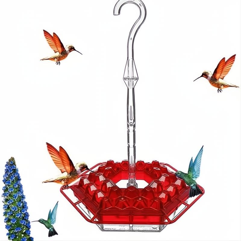 Mangiatore per Colibrì da Appendere in Metallo Antiruggine per Esterni - Accessorio per Giardino-VISOTKI