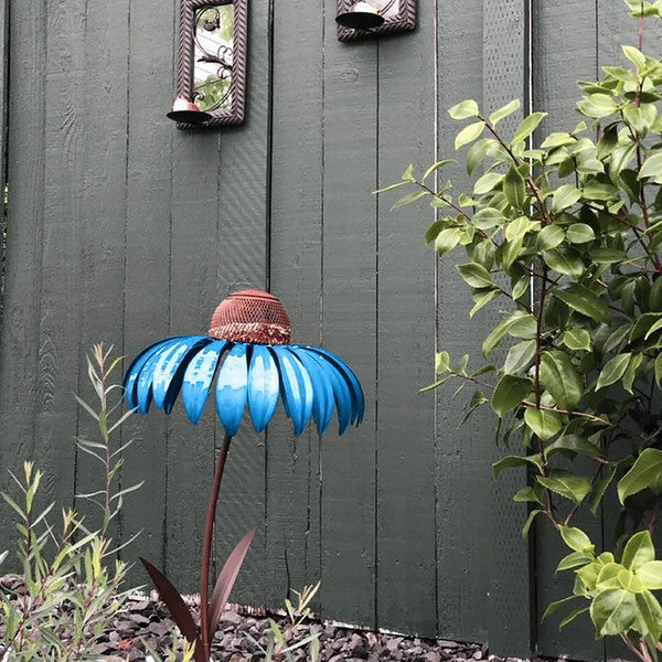 Mangiatore per Uccelli in Echinacea - Design Naturale per Alimentazione Avifauna - Accessorio per Giardino e Balcone-VISOTKI