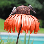 Mangiatore per Uccelli in Echinacea - Design Naturale per Alimentazione Avifauna - Accessorio per Giardino e Balcone-VISOTKI