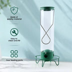 Mangiatore per Uccelli in Metallo Antiscoiattolo con Design Elegante per Giardino e Balcone-VISOTKI