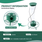 Mangiatore per Uccelli in Metallo a Prova di Scoiattolo, Design Elegante per Giardino, Accessorio per Alimentazione Uccelli-VISOTKI