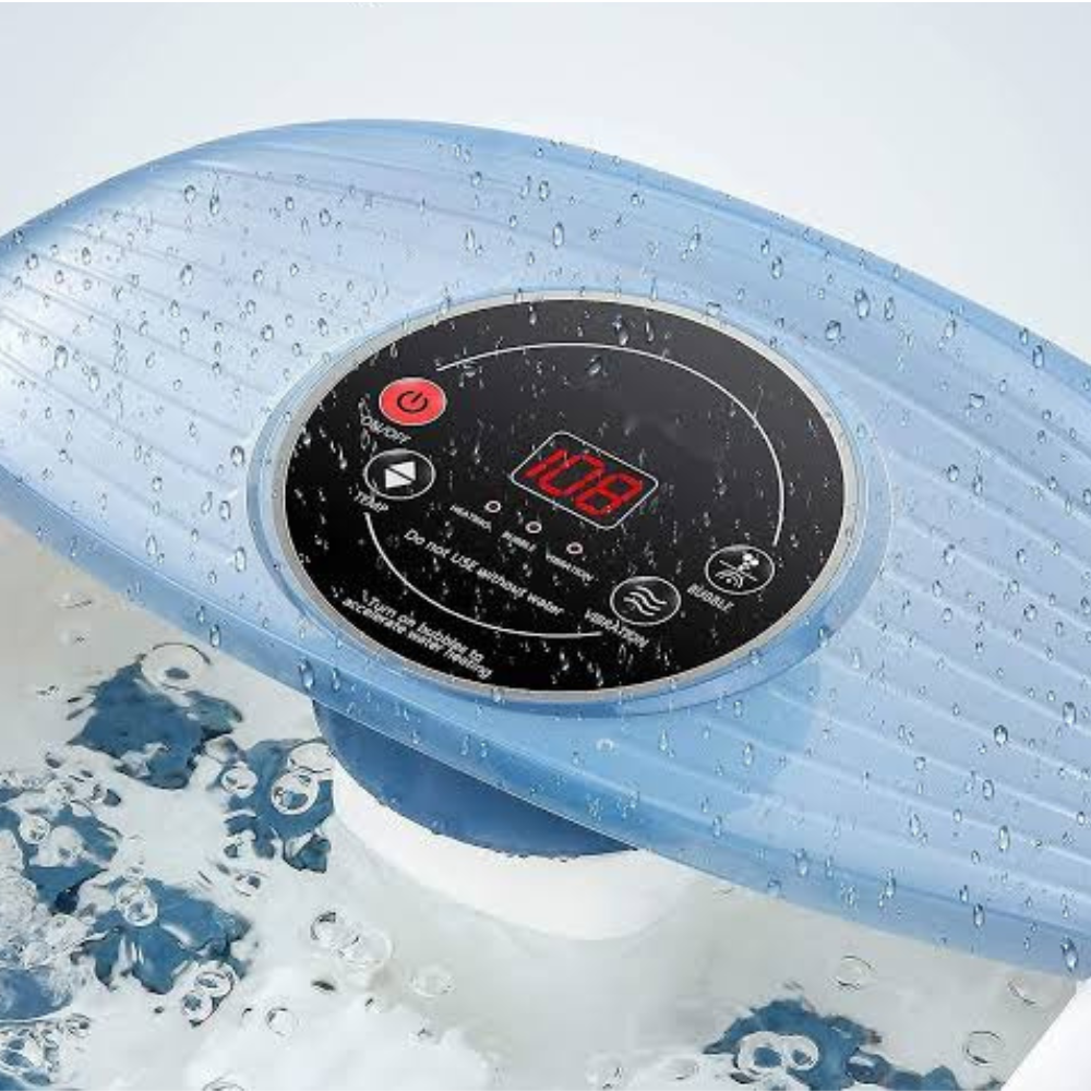 Massaggiatore per piedi a bolle con controllo temperatura - Dispositivo relax per piedi - Ideale per uso domestico-VISOTKI