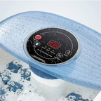 Massaggiatore per piedi con bagno a bolle e controllo temperatura, design ergonomico, ideale per relax e benessere a casa-VISOTKI