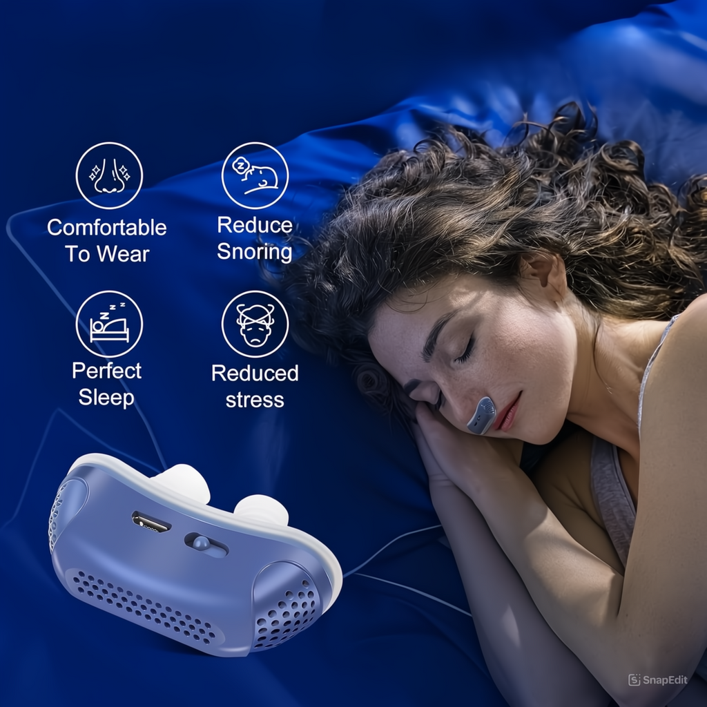 Micro CPAP per Apnea Notturna - Macchina Compatta per Viaggi e Anti Ronzio - Dispositivo Portatile per Sonno Tranquillo-VISOTKI