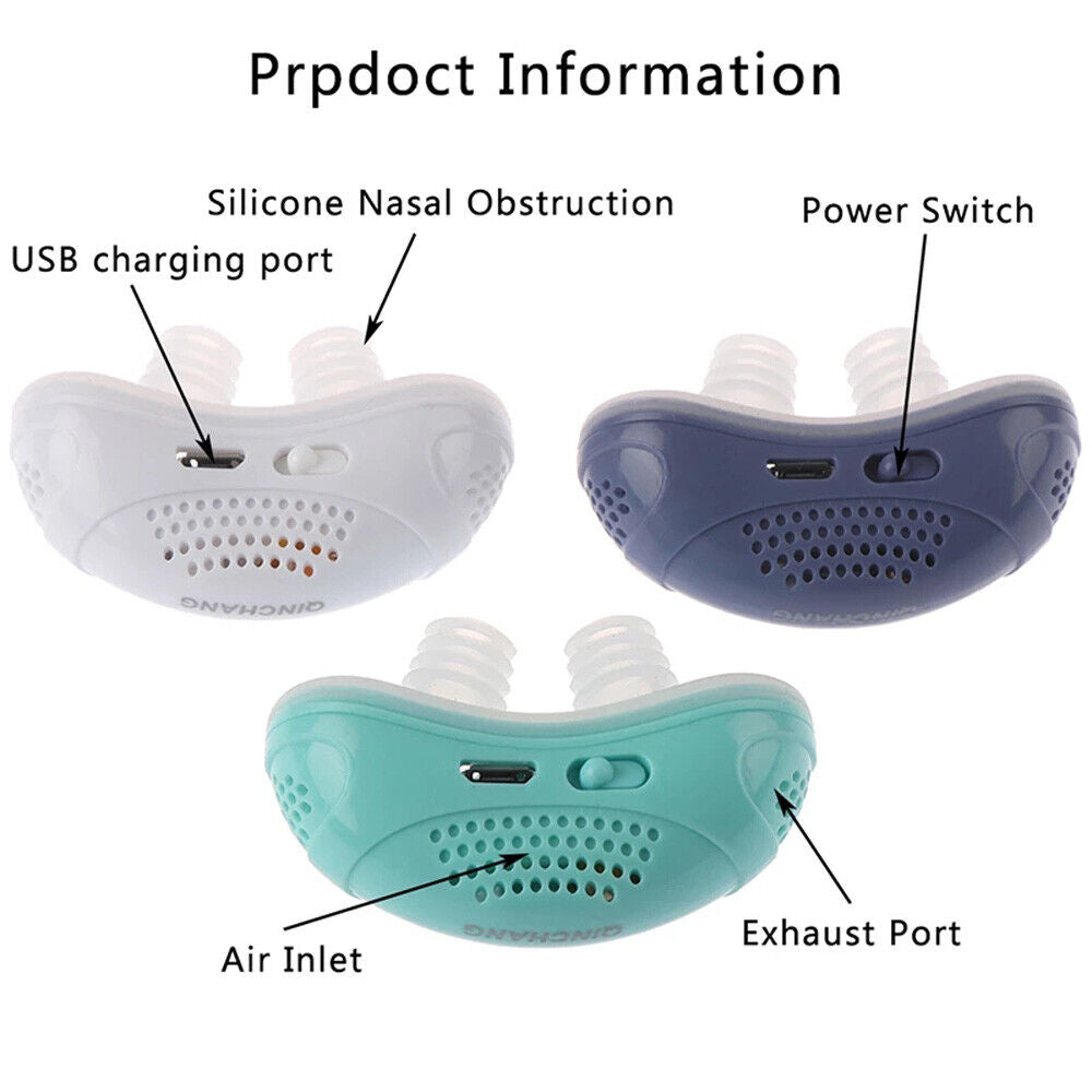 Micro CPAP per Apnea Notturna - Macchina Portatile Antirussamento per Viaggi, Compatta e Leggera-VISOTKI