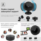 Mini Telecamera WiFi 1080P HD con Visione Notturna per Sicurezza Domestica e Monitoraggio Bambini-VISOTKI