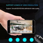 Mini Telecamera Wifi Wireless 5G 1080P HD - Telecamera di Sorveglianza Compatta per Interni ed Esterni, Visione Notturna e Audio Bidirezionale-VISOTKI