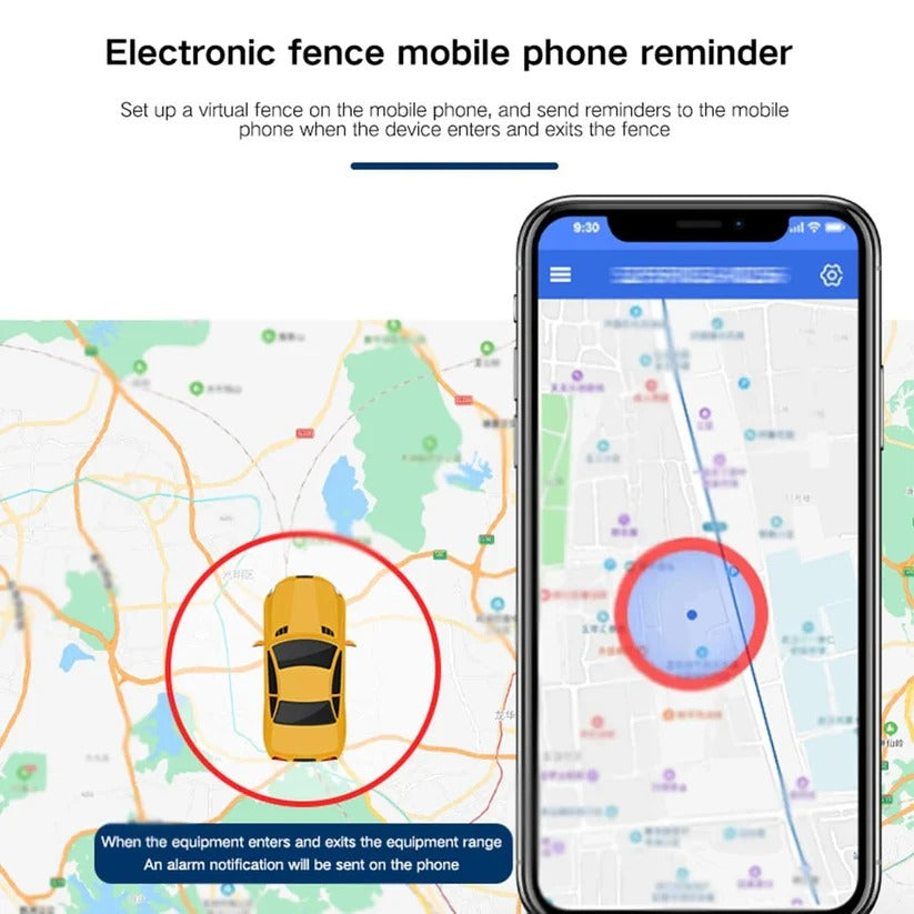 Mini Tracker GPS Magnetico con Batteria Lunga Durata per Monitoraggio Veicoli e Oggetti - Compatto e Leggero-VISOTKI