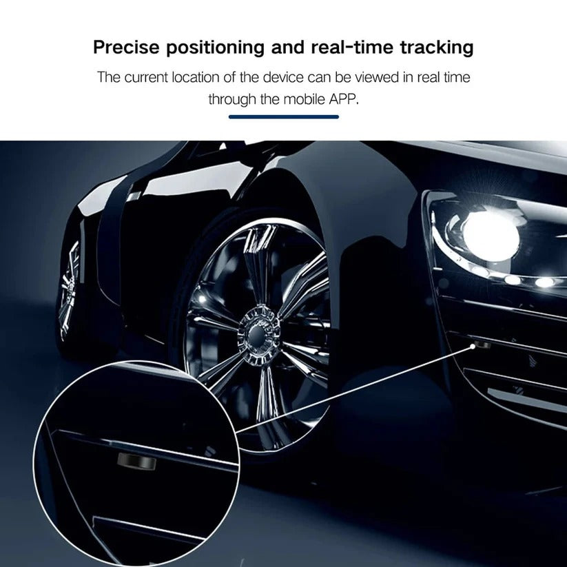 Mini Tracker GPS Magnetico con Batteria Lunga Durata per Monitoraggio Veicoli e Oggetti - Compatto e Leggero-VISOTKI
