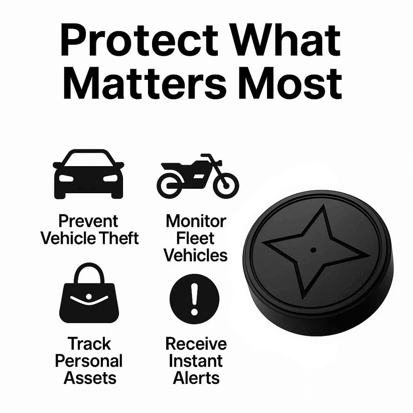 Mini Tracker GPS Magnetico con Batteria Lunga Durata per Monitoraggio Veicoli e Oggetti - Compatto e Leggero-VISOTKI