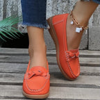 Mocassini da donna in pelle morbida per passeggio, scarpe comode e eleganti per ogni occasione-VISOTKI