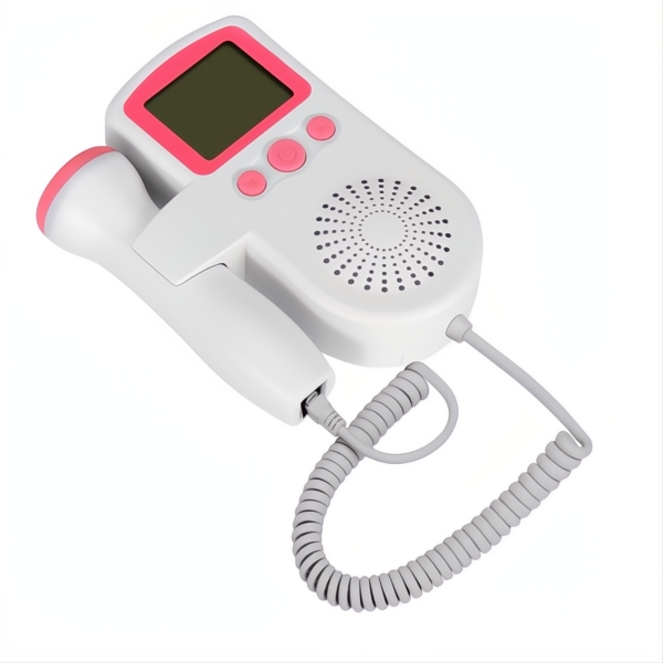 Monitor Doppler per Frequenza Cardiaca Fetale - Rilevatore Sonoro per Gravidanza Domestica, Facile da Usare e Portatile-VISOTKI