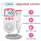 Monitor Doppler per Frequenza Cardiaca Fetale - Rilevatore Sonoro per Gravidanza Domestica, Facile da Usare e Portatile-VISOTKI