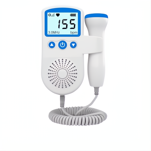 Monitor Doppler per Frequenza Cardiaca Fetale - Rilevatore Sonoro per Gravidanza Domestica, Facile da Usare e Portatile-VISOTKI