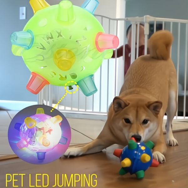 Palla di Attivazione per Cani in Gomma Resistente - Gioco Interattivo per Stimolazione Mentale e Divertimento-VISOTKI
