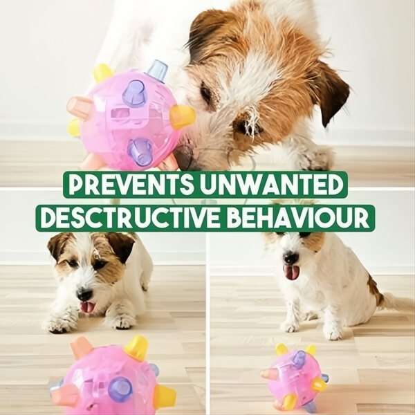 Palla di Attivazione per Cani in Gomma Resistente - Gioco Interattivo per Stimolazione Mentale e Divertimento-VISOTKI