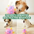 Palla di Attivazione per Cani in Gomma Resistente - Gioco Interattivo per Stimolazione Mentale e Divertimento-VISOTKI