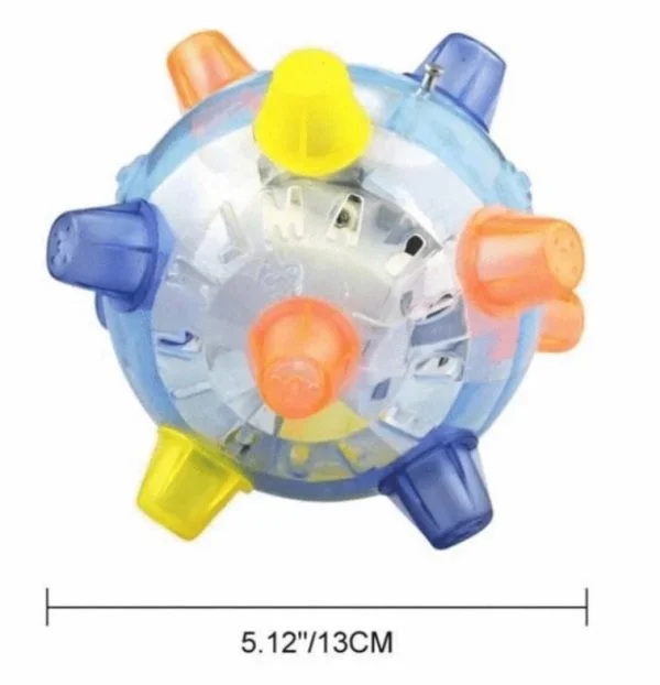 Palla per Salti per Cani in Gomma Resistente - Gioco Interattivo per Allenamento e Divertimento-VISOTKI