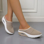 Pantofole ortopediche con zeppa in materiale traspirante, design elegante per uso quotidiano-VISOTKI