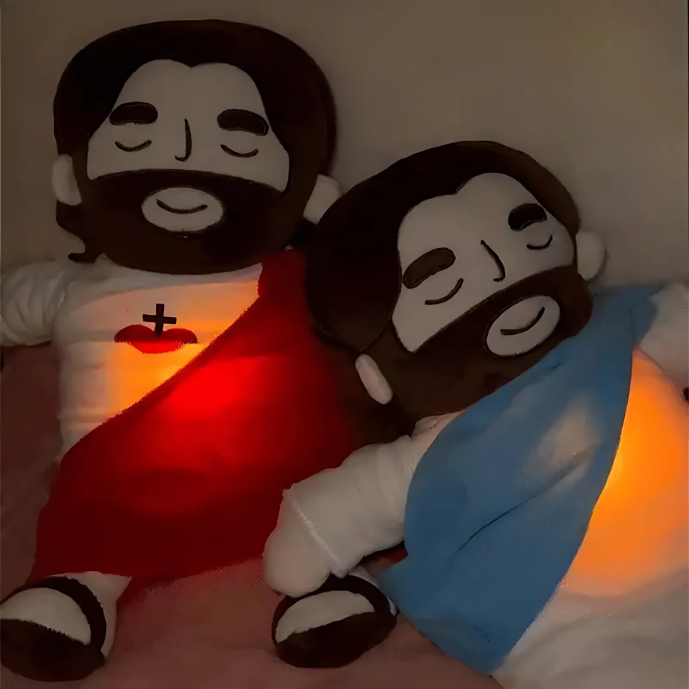 Peluches di Gesù in Tessuto Morbido per Comfort Notturno e Relax-VISOTKI