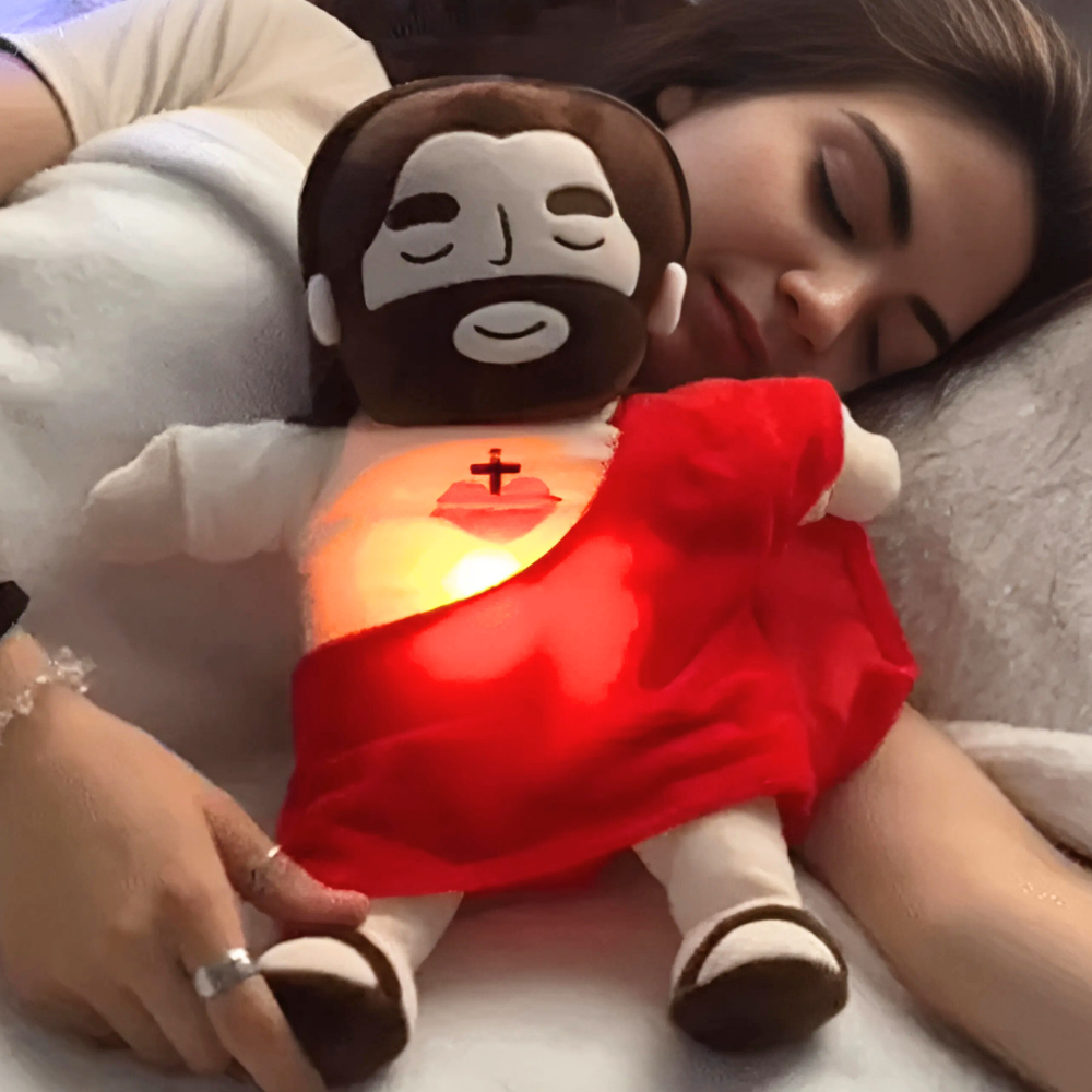 Peluches di Gesù in Tessuto Morbido per Comfort Notturno e Relax-VISOTKI
