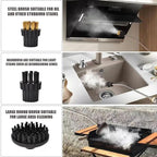 Pulitore a Vapore 2500W Alta Pressione con Guanti - Pulizia Efficace per Casa e Auto, Design Compatto e Maneggevole-VISOTKI