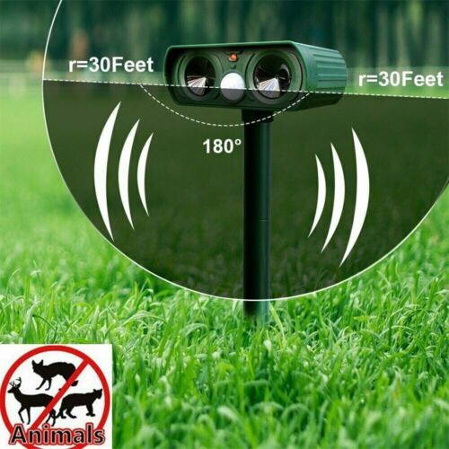 Repellente Solare per Animali a Infrarossi - Dispositivo Efficace per Giardino e Esterni - 1 Repeller-VISOTKI