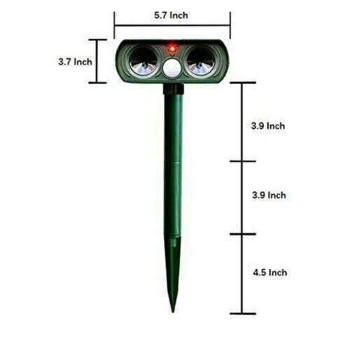 Repellente Solare per Animali a Infrarossi - Dispositivo Efficace per Giardino e Esterni - 1 Repeller-VISOTKI