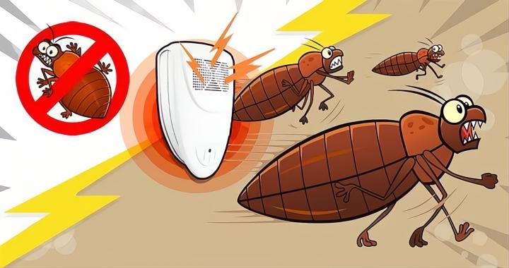 Repellente Ultrasonico per Cimici dei Letti - Efficace Contro Infestazioni - Dispositivo per Casa e Viaggi - Liberati in 48 Ore-VISOTKI