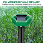 Repellente Ultrasonico per Talpe 4-Pack - Efficace Dispositivo Elettronico per Giardino e Terreno-VISOTKI