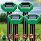 Repellente Ultrasonico per Talpe 4-Pack - Efficace Dispositivo Elettronico per Giardino e Terreno-VISOTKI