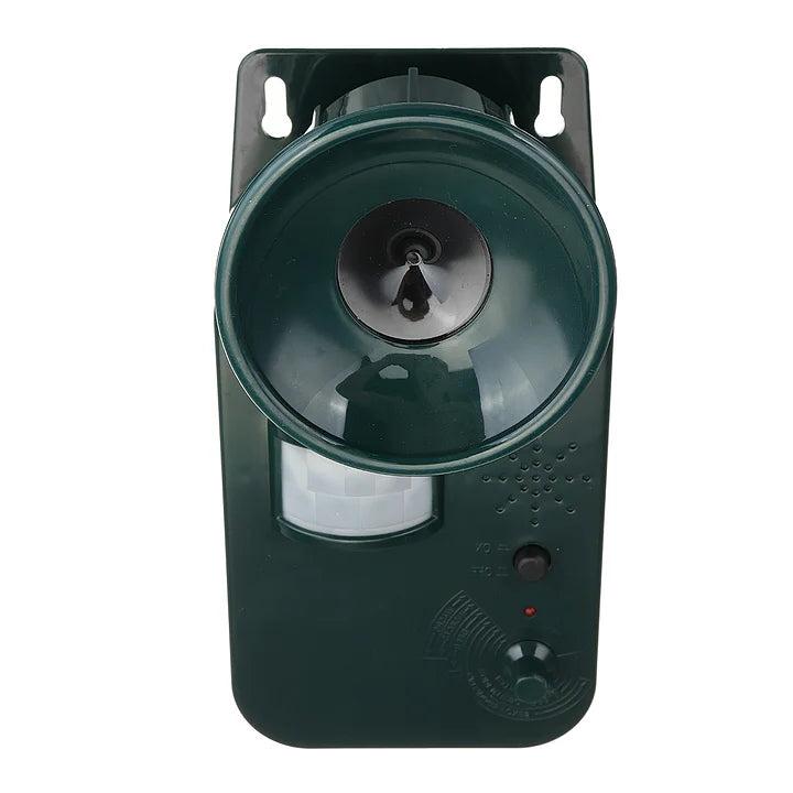 Repellente per animali a ultrasuoni cordless da esterno 5000 sqft 9V DC, sicuro per allontanare diversi animali-VISOTKI