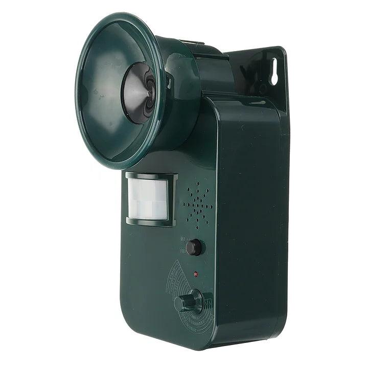 Repellente per animali a ultrasuoni senza fili 5000 sqft 9V DC per esterni, efficace contro diversi animali selvatici-VISOTKI