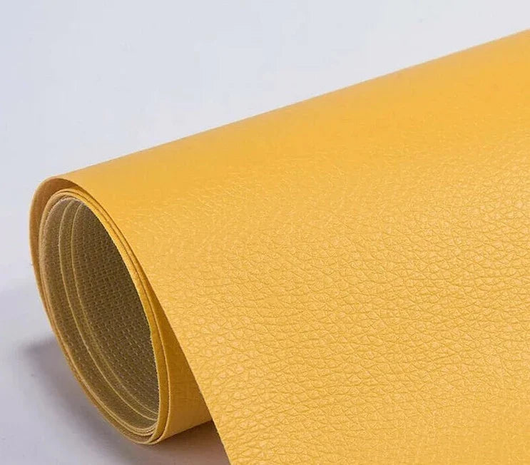 Rifinitore di Pelle Autoadesivo per Riparazione Divano - Materiale Resistente, Facile da Applicare, Tagliabile per Adattamento-VISOTKI
