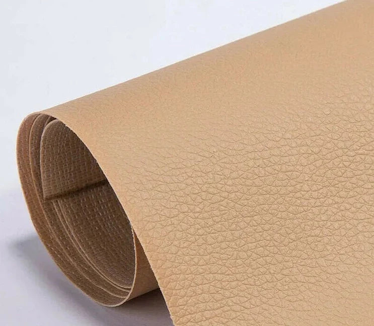 Rifinitore di Pelle Autoadesivo per Riparazione Divano - Materiale Resistente, Facile da Applicare, Tagliabile per Adattamento-VISOTKI