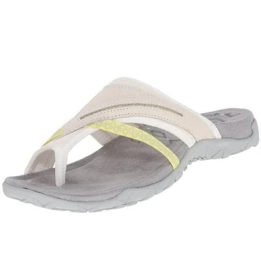 Sandali Comodi in Pelle con Cinghie Incrociate per Donne - Stile Casual per Uso Quotidiano-VISOTKI