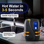 Scaldabagno istantaneo senza serbatoio elettrico compatto per acqua calda in casa-VISOTKI