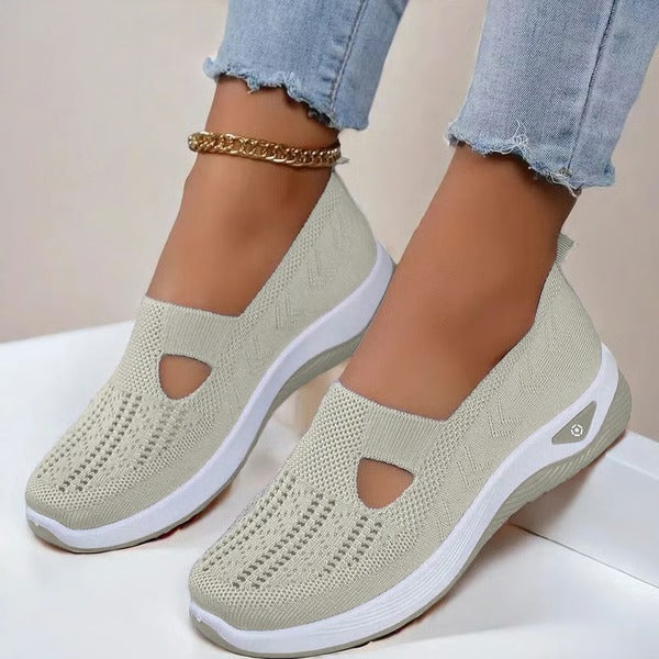 Scarpe Anziani Suola Morbida in Pelle Comode per Uso Quotidiano-VISOTKI