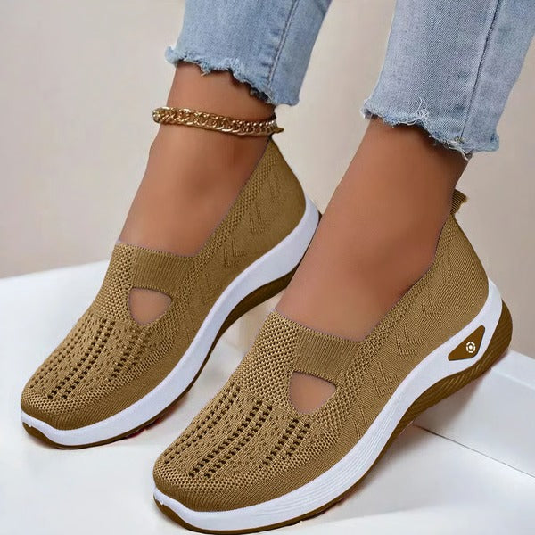 Scarpe Anziani Suola Morbida in Pelle Comode per Uso Quotidiano-VISOTKI