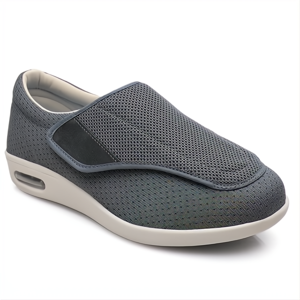 Scarpe Diabetiche Ampie in Tessuto Traspirante per Comfort e Supporto - Ideali per Piedi Gonfi-VISOTKI