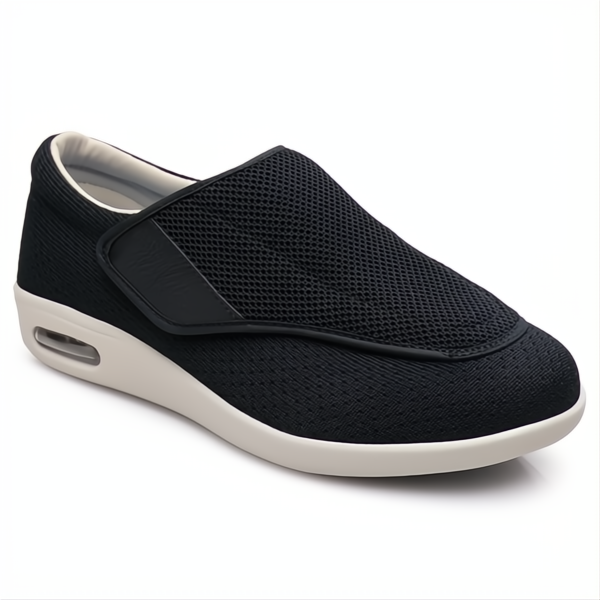 Scarpe Diabetiche Ampie in Tessuto Traspirante per Comfort e Supporto - Ideali per Piedi Gonfi-VISOTKI